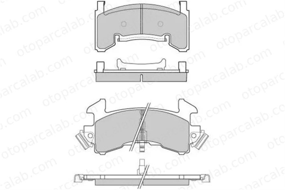 SANGSIN SP1279 Fren Disk Balata Ön CHEVROLET BLAZER S10 S10 Pick-up 18047809 12300227