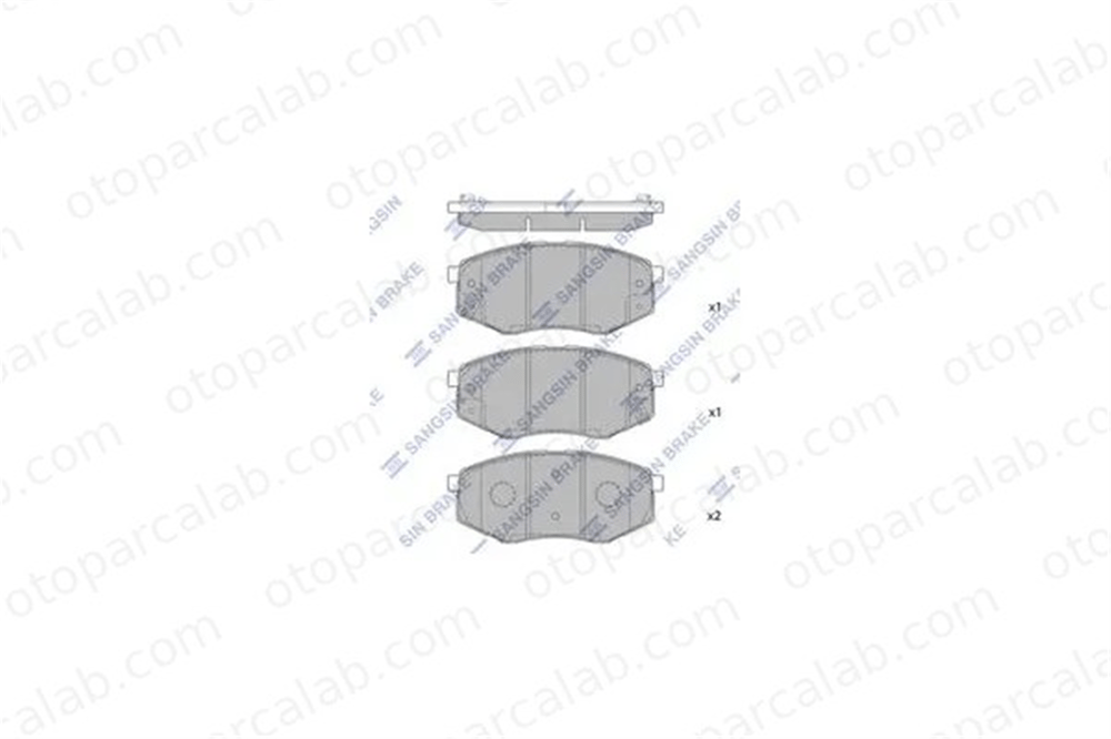 SANGSIN SP1374 Fren Disk Balata Ön HYUNDAI ix20 581011KA00 581012SA00