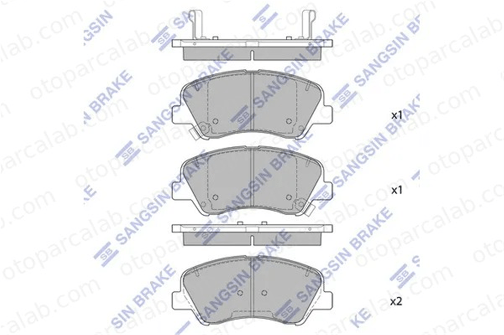 SANGSIN SP1399A Fren Disk Balata Ön HYUNDAI ACCENT IV Sedan KIA RIO IV 58101C8A50 58101C8A60