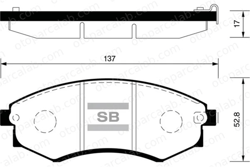 SANGSIN SP1408 Fren Disk Balata Ön ISUZU D-MAX I 8973682510 8973186690