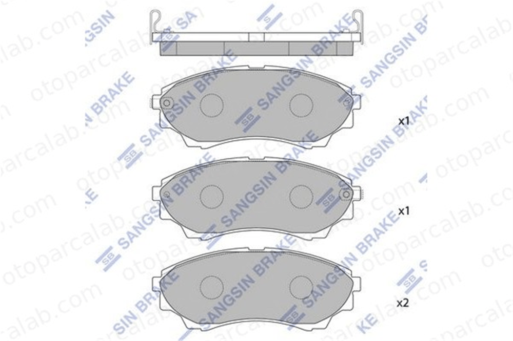 SANGSIN SP1479 Fren Disk Balata Ön FORD RANGER MAZDA B-SERIE 3M352001BA 1356600