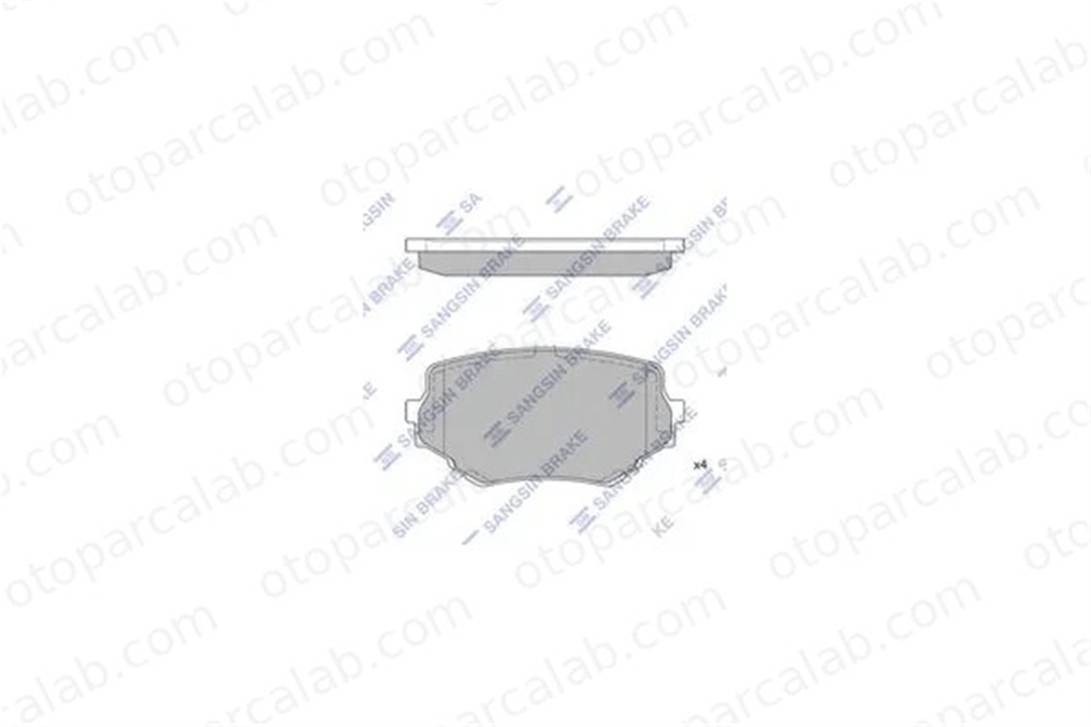 SANGSIN SP1535 Fren Disk Balata Ön SUZUKI GRAND VITARA I VITARA 5520077E00 5520065D10