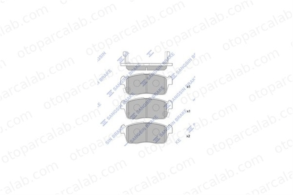 SANGSIN SP1549 Fren Disk Balata Ön DAIHATSU COPEN SUZUKI IGNIS I 4465B1010 5581080G10