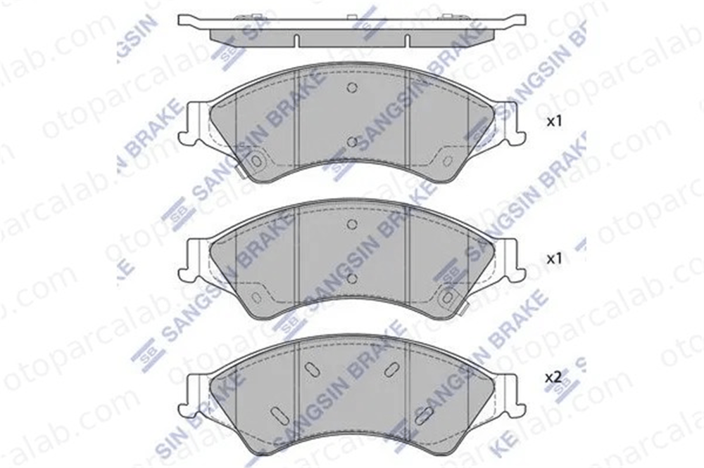 SANGSIN SP1596 Fren Disk Balata Ön FORD RANGER AB312L361AB 1723410