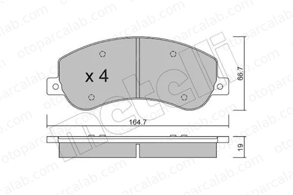 SANGSIN SP1675A Fren Disk Balata Ön VW AMAROK AMAROK Platform şasi 2H0698151A 2H0698151