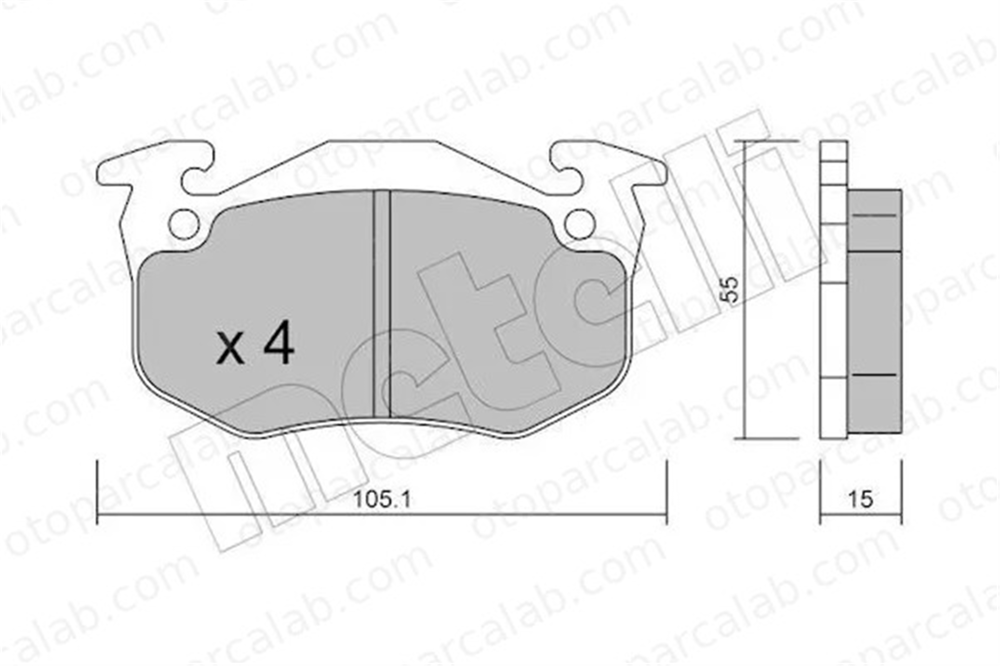 SANGSIN SP1812 Fren Disk Balata Ön RENAULT TWINGO I TWINGO I Kasa/eğik arka 7701203842 7701205277