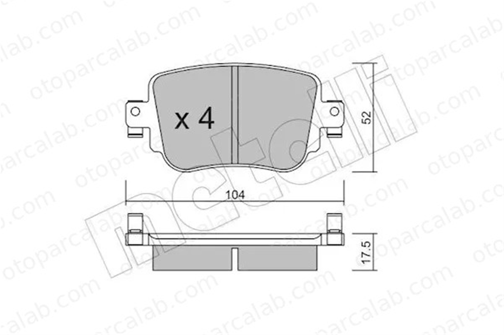 SANGSIN SP1900 Fren Disk Balata Arka VW CADDY IV Kasa/büyük limuzin CADDY IV MPV 2K5698451A 2Q0698451A