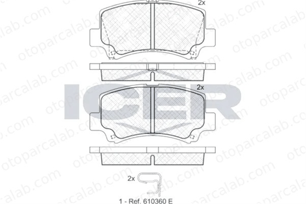 SANGSIN SP2021 Fren Disk Balata Ön SUZUKI WAGON R+ Hatchback DFSK K SERIES Platform şasi 5581025F10 5581075F00