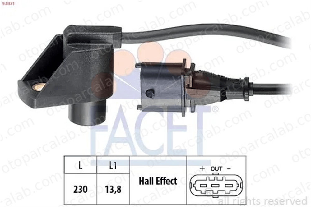 SCHUTZE SCH0744 Eksantrik Devir Sensörü OPEL OMEGA B OMEGA B Station wagon 90540744 90563161