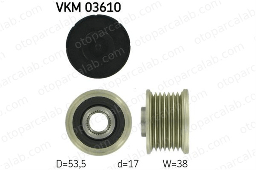 SKF VKM 03610 Alternatör Kasnağı MERCEDES-BENZ MARCO POLO Camper OPEL MOVANO B Platform şasi A6229060100 23151JG71B