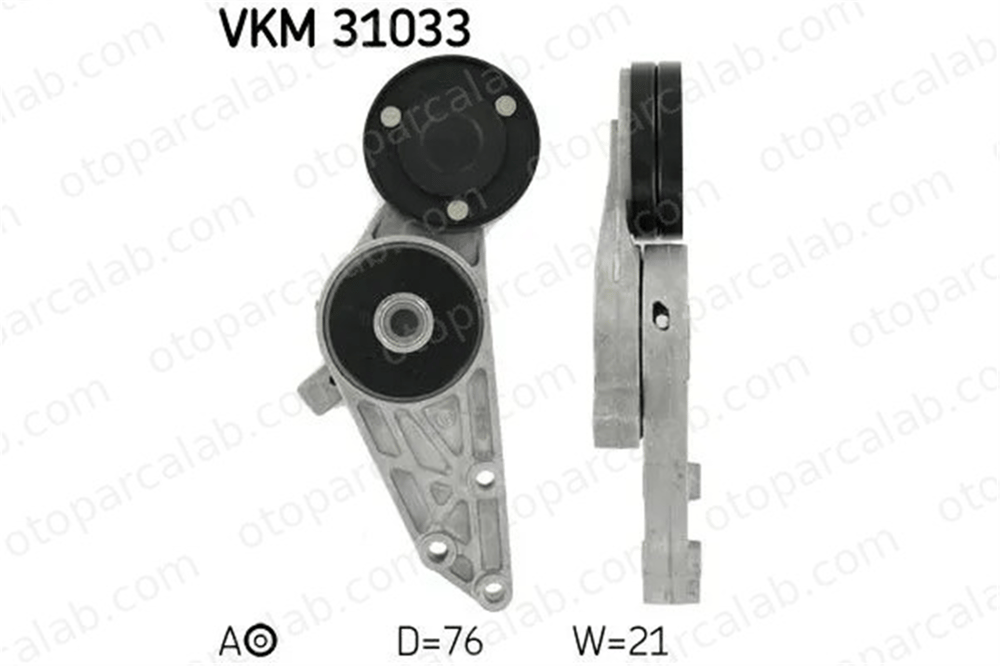 SKF VKM 31033 Vantilatör Kayış Gergi Rulmanı AUDI A6 C5 Avant VW PASSAT B5 28903315M 028903315M