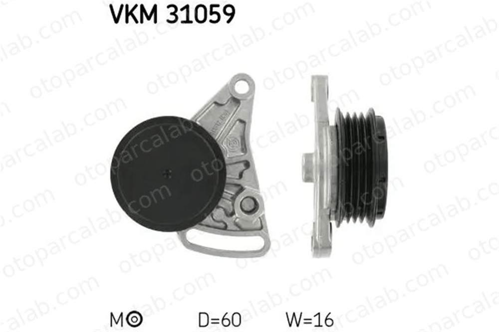 SKF VKM 31059 Vantilatör Kayış Gergi Rulmanı VW PASSAT B5 PASSAT B5 Variant 58260511 058 260 511