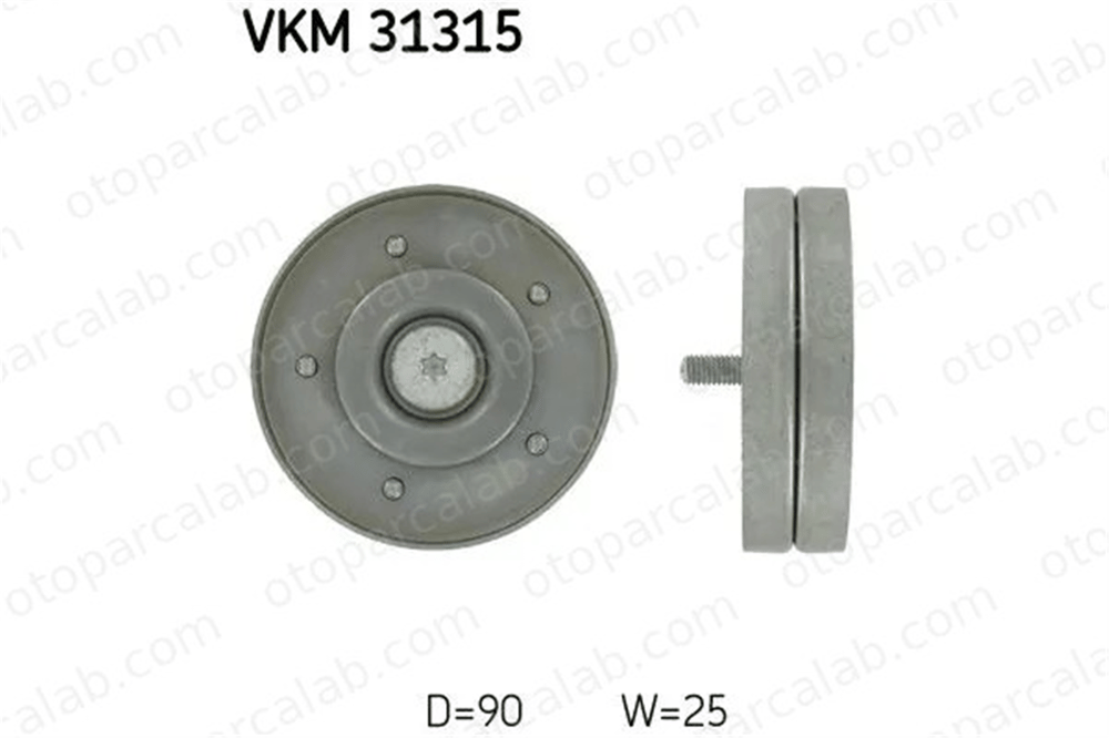 SKF VKM 31315 Vantilatör Kayış Gergi Rulmanı AUDI A4 B8 Avant A4 B8 6H903341D 06H903341D