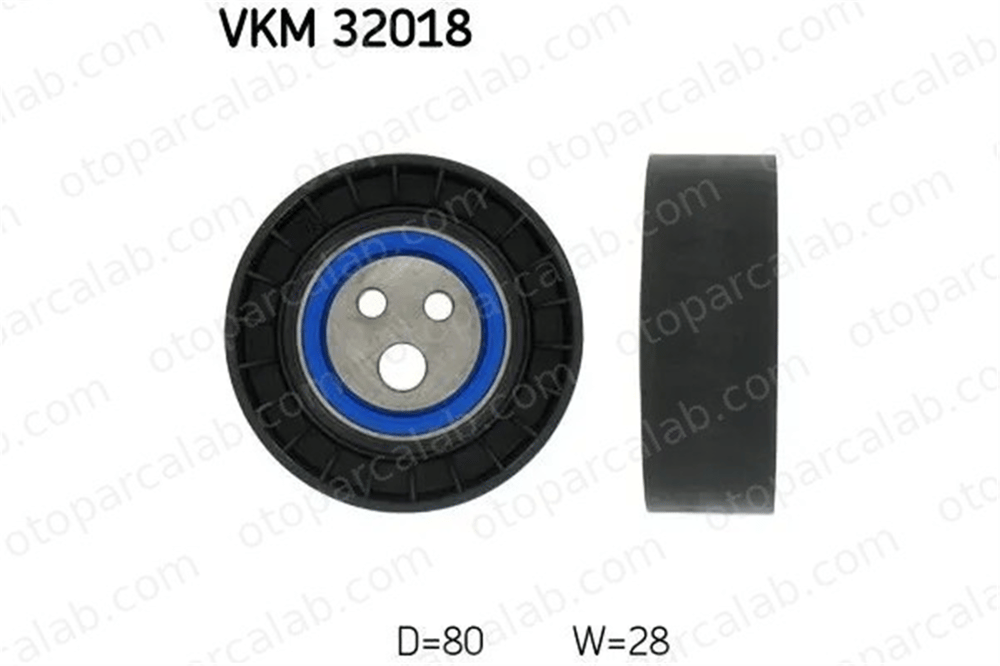 SKF VKM 32018 Vantilatör Kayış Gergi Rulmanı ALFA ROMEO 156 156 Sportwagon 46469587 60813774