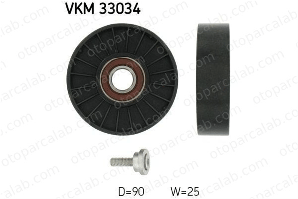 SKF VKM 33034 Vantilatör Kayış Gergi Rulmanı PEUGEOT 405 II CITROËN XANTIA 575120 9608989980
