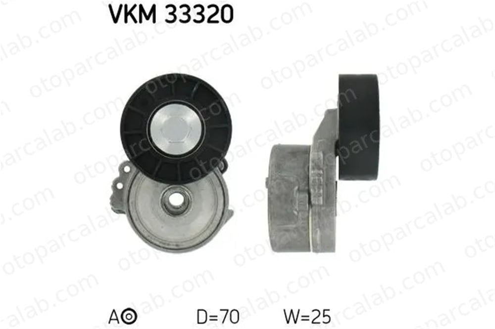 SKF VKM 33320 Vantilatör Kayış Gergi Rulmanı FORD GALAXY II S-MAX 9650542480 1611424380