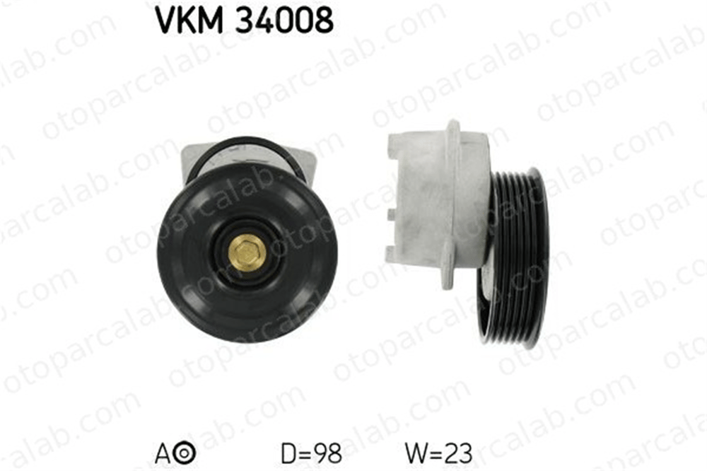 SKF VKM 34008 Vantilatör Kayış Gergi Rulmanı FORD FIESTA IV PUMA 1077689 1004475