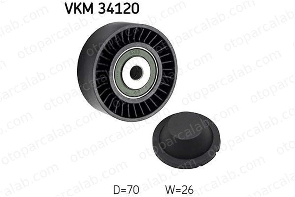 SKF VKM 34120 Vantilatör Kayış Gergi Rulmanı JAGUAR XF I LAND ROVER FREELANDER 2 6G9Q19A216AA 1427973