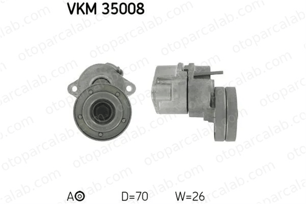 SKF VKM 35008 Vantilatör Kayış Gergi Rulmanı OPEL ASTRA F ASTRA F Station wagon 1340533 90411025