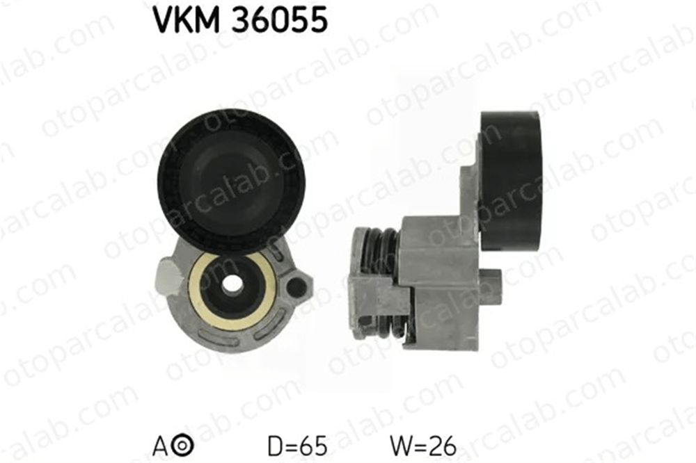 SKF VKM 36055 Vantilatör Kayış Gergi Rulmanı RENAULT KANGOO Express CLIO III 8200861569 1175000Q0B