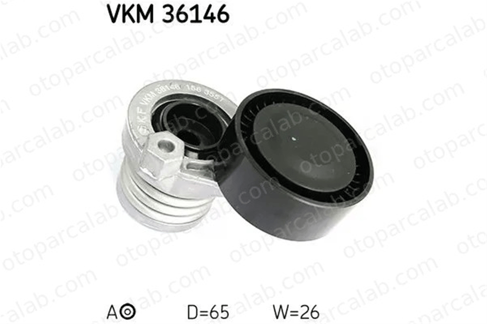 SKF VKM 36146 Vantilatör Kayış Gergi Rulmanı MERCEDES-BENZ CITAN MPV RENAULT KANGOO / GRAND KANGOO II A6072000100 117501113R