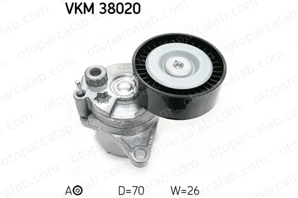 SKF VKM 38020 Vantilatör Kayış Gergi Rulmanı MERCEDES-BENZ E-SERISI E-SERISI T-Model K05080243AA 68001798AB