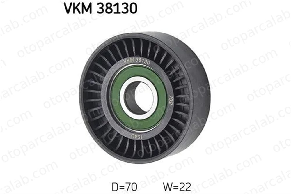 SKF VKM 38130 Vantilatör Kayış Gergi Rulmanı MERCEDES-BENZ A-SERISI B-SERISI Sports Tourer A6682020519 1340556