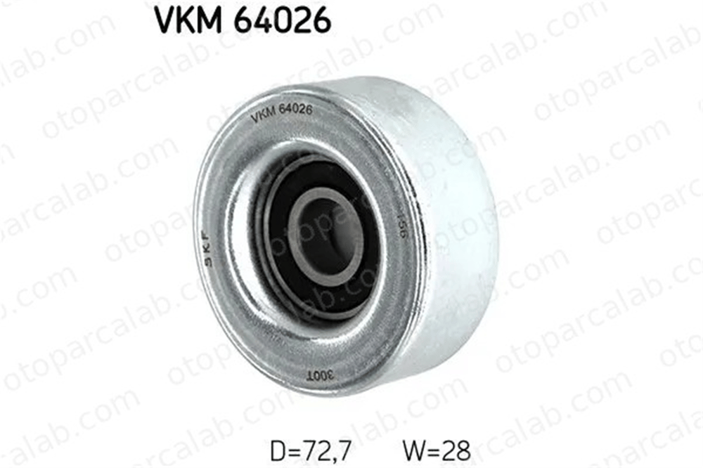 SKF VKM 64026 Vantilatör Kayış Gergi Rulmanı MAZDA 2 3 ZJ01940 ZJ0115940