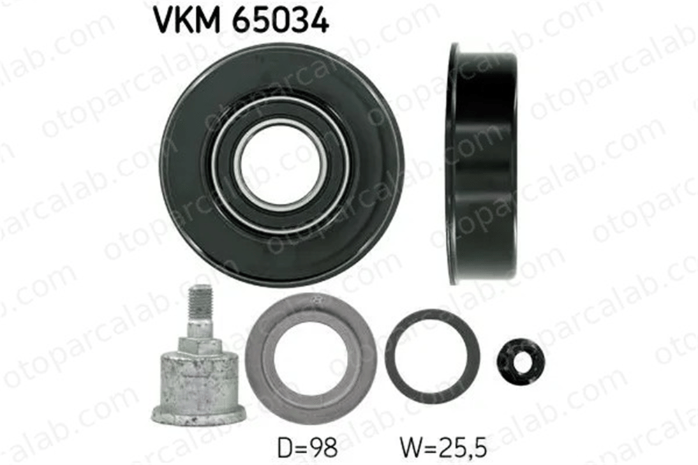 SKF VKM 65034 Vantilatör Kayış Gergi Rulmanı HYUNDAI SONATA IV KIA MAGENTIS I 5721238000 5721238100