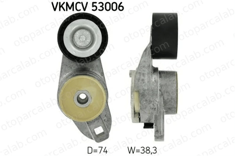 SKF VKMCV 53006 Vantilatör Kayış Gergi Rulmanı VOLVO FL6 RENAULT TRUCKS MIDLINER 7420487079 7421260406