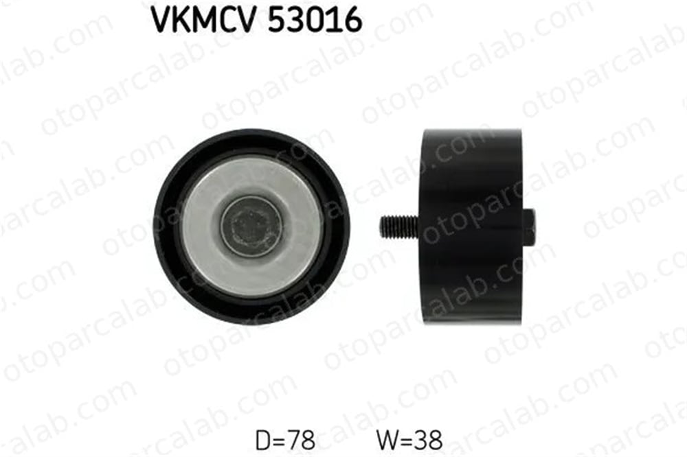SKF VKMCV53016 Vantilatör Kayış Gergi Rulmanı VOLVO FL6 RENAULT TRUCKS MIDLINER 4901801 7420795604
