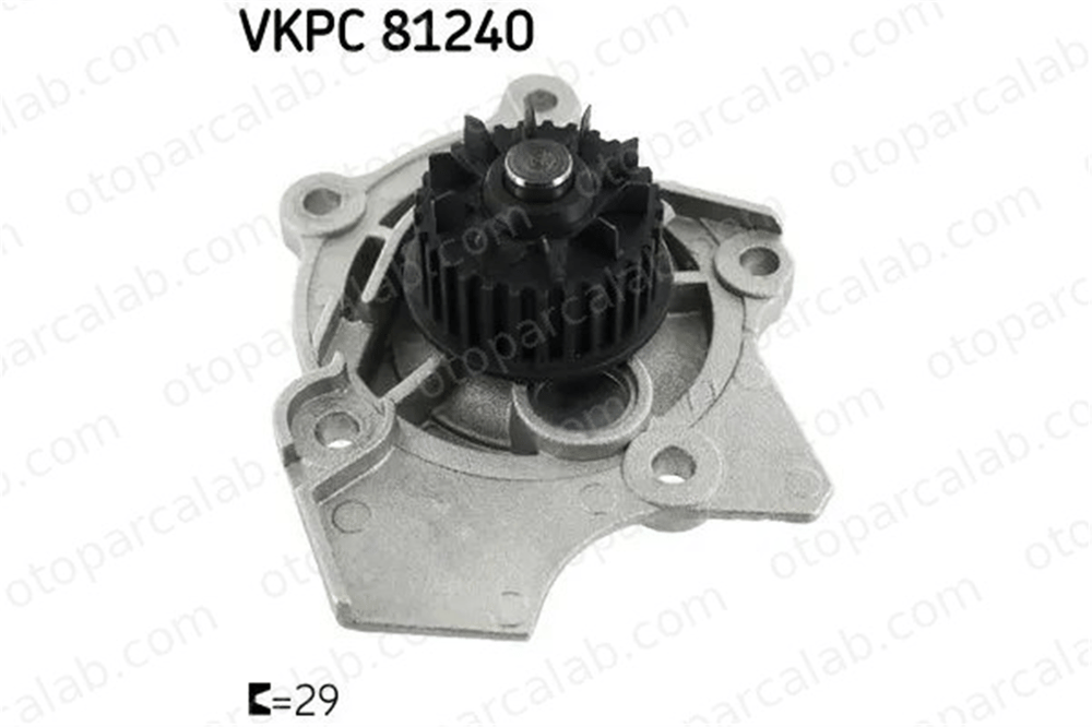 SKF VKPC 81240 Devirdaim Su Pompası AUDI A4 B8 Avant SKODA OCTAVIA II Combi 6H121026CC 06H121026CC