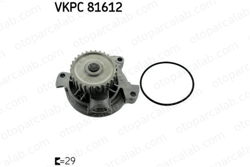 SKF VKPC 81612 Devirdaim Su Pompası AUDI COUPE B3 80 B4 Avant 54121004 054 121 004