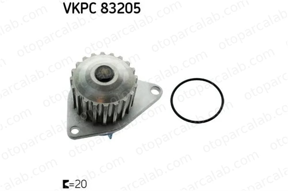 SKF VKPC 83205 Devirdaim Su Pompası CITROËN AX BX 1201E3E111223 9451001263