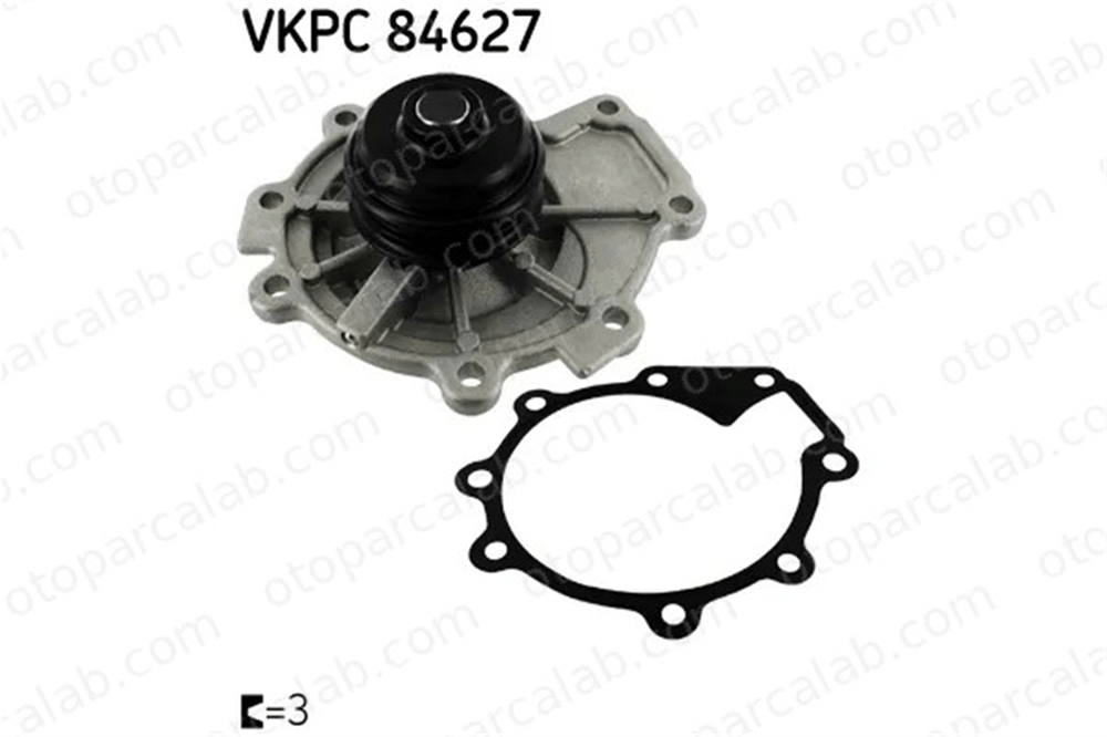 SKF VKPC 84627 Devirdaim Su Pompası FORD MAVERICK MONDEO III Sedan 2S7E8501BB 2S7E8501BG
