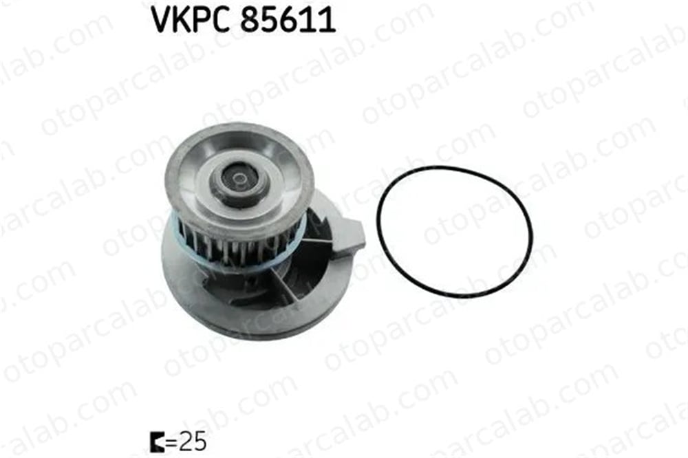 SKF VKPC 85611 Devirdaim Su Pompası DAEWOO NUBIRA Sedan OPEL ASTRA F 1334053 92065969