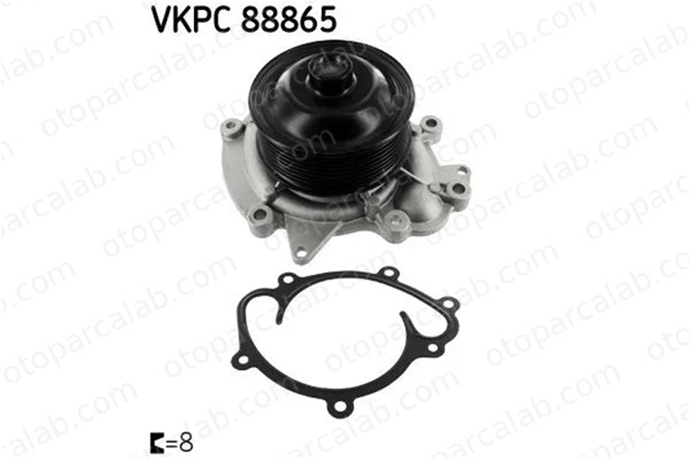 SKF VKPC 88865 Devirdaim Su Pompası MERCEDES-BENZ R-SERISI E-SERISI A6422001001 6422001001