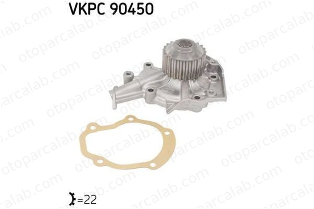 SKF VKPC 90450 Devirdaim Su Pompası CHEVROLET MATIZ SPARK 96518977 25194440