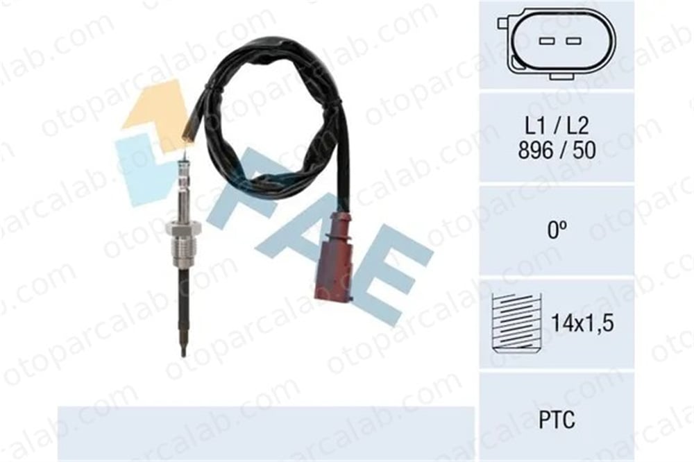SNR EGT154.97 Egzoz Sıcaklık Sensörü VW GOLF VII GOLF VII Variant 4L906088DA 04L 906 088 DA
