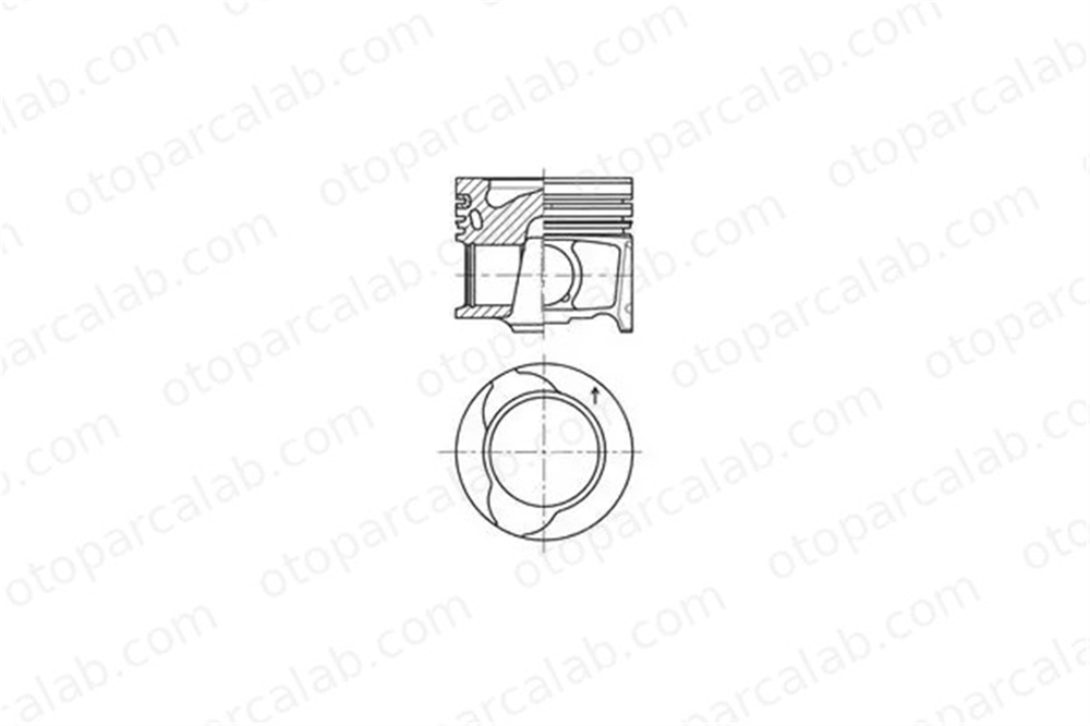 SONNE 564KR09800 Piston (STD) MERCEDES-BENZ CITAN Kasa/büyük limuzin CITAN MPV 120A11104R 120A13419R