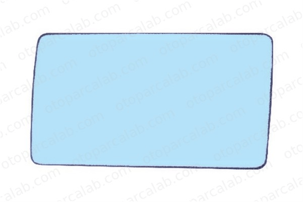 SPJ L-0114 Ayna Camı Dış Sağ MERCEDES-BENZ 124 Sedan 124 T-Model 1248101321 1248102021