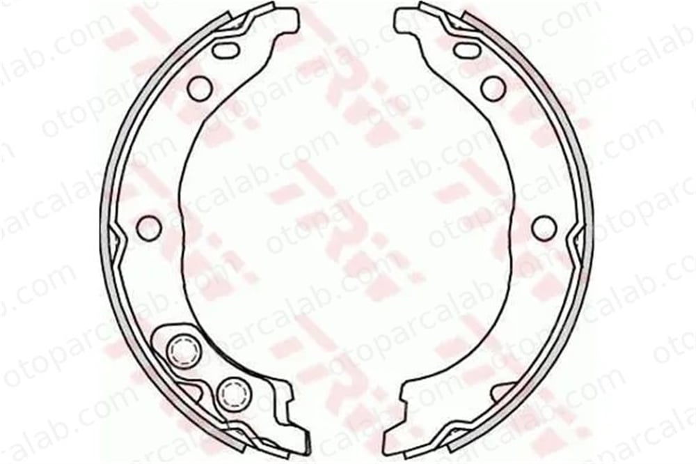 SWAG 33 11 1159 Fren Pabuçlu Balata Arka FIAT DUCATO Panelvan/Van DUCATO Minibüs/Otobüs 4241L1 4241L9