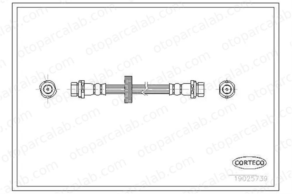 SWAPP 40214 Fren Hortumu Arka Sağ veya Sol FORD FOCUS I FOCUS I Turnier 1064257 98AG2282AB