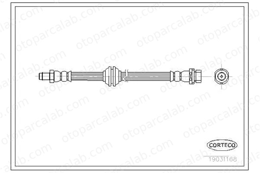 SWAPP 40215 Fren Hortumu Arka Sağ veya Sol FORD FOCUS I Turnier FOCUS I Sedan 1124059 98AG2282DA