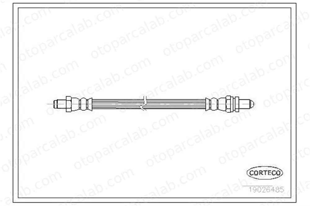 SWAPP 40223 Fren Hortumu Arka Sağ veya Sol FORD KA 98KB2282AB 1076426
