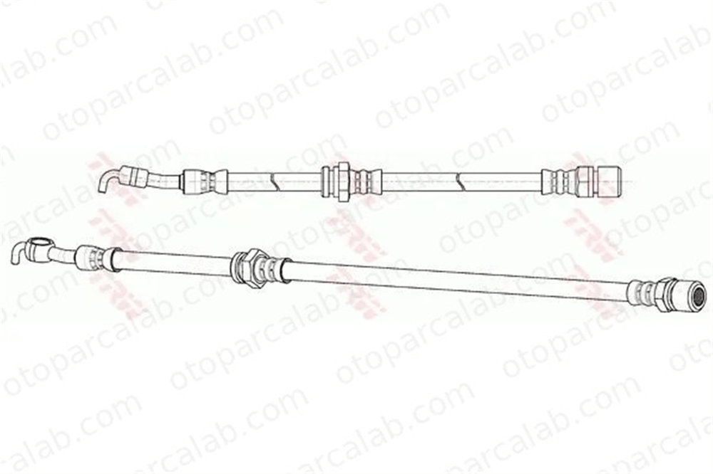 SWAPP 40693 Fren Hortumu Arka Sağ CHEVROLET LACETTI NUBIRA Sedan 96367196 96387196
