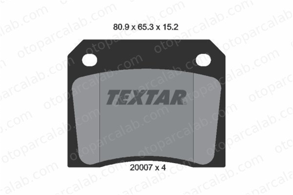 TEXTAR 2000702 Fren Disk Balata Ön JAGUAR XJ XJSC Convertible 2000702 GBP141
