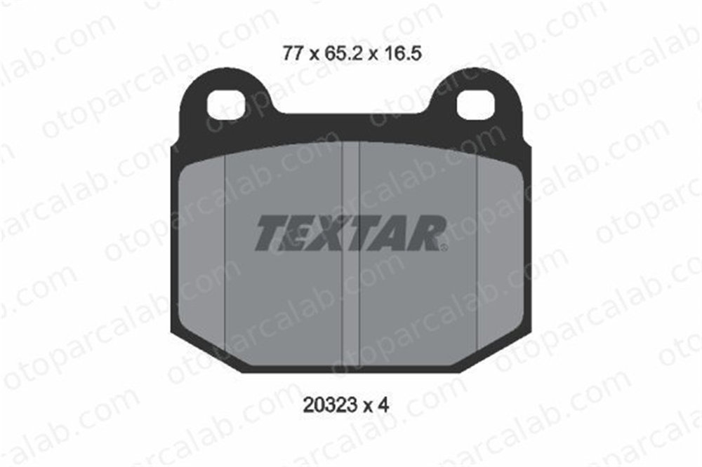 TEXTAR 2032303 Fren Disk Balata Ön OPEL MANTA B CC REKORD D 2032303 60728434