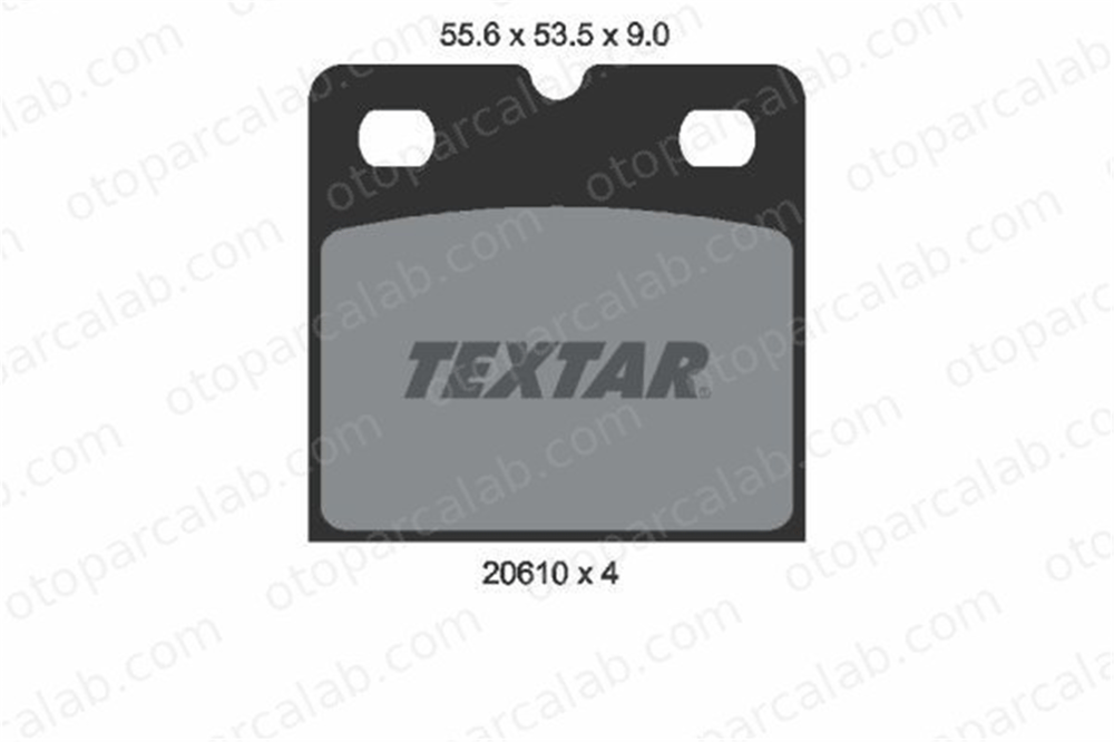 TEXTAR 2061005 Fren Disk Balata Ön AUDI R8 JAGUAR F-TYPE Cabrio 2061005 43221T6NA52