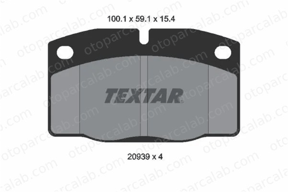 TEXTAR 2093903 Fren Disk Balata Ön OPEL KADETT E Hatchback KADETT E 1605787 90398759